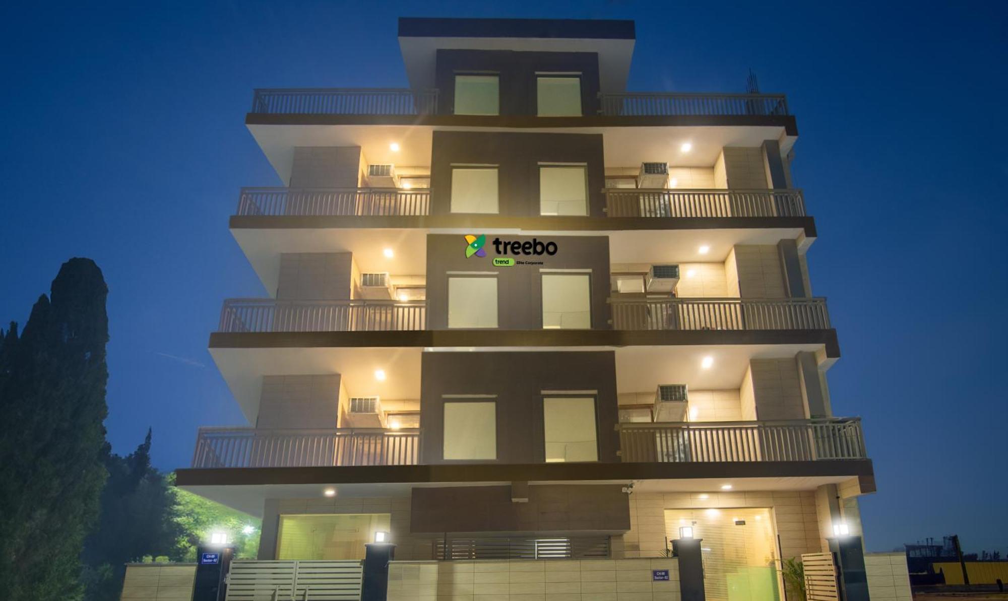 Treebo Elite Corporate, Sector 62 Hotell Noida Exteriör bild